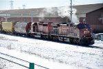 Westbound grain train